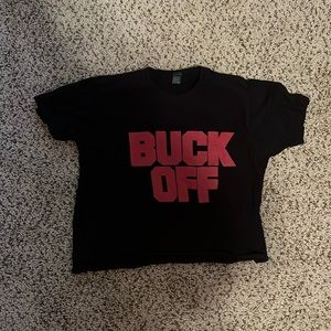 Ohio state tailgate crop top